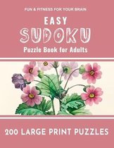 Easy Sudoku Puzzle Book for Adults