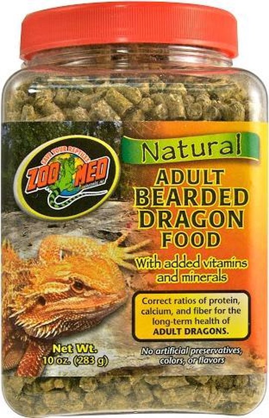 Foto: Zoo med bearded dragon food adult baardagaam voer 283gr