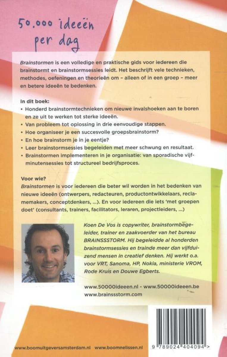 Brainstormen - back cover