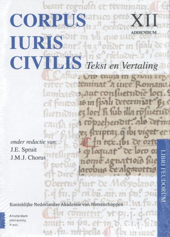 Corpus Iuris Civilis 12 - Libri feudorum - cover