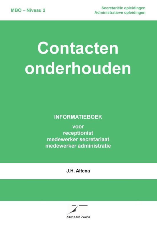 Contacten onderhouden Niveau 2
