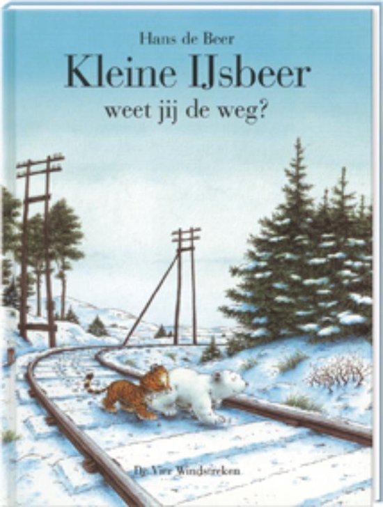 Cover van het boek 'Kleine IJsbeer weet jij de weg?' van Hans de Beer