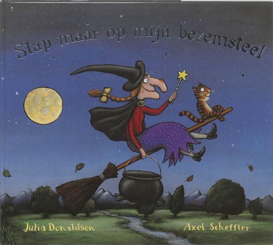 Cover van het boek 'Stap maar op mijn bezemsteel' van J. Donaldson
