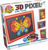 Creative 3D Pixelkunst Dierenvrienden