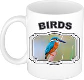 Mug Kingfisher amoureux des Animaux 300 ml - Céramique - Tasse cadeau / Mug Bird Lover