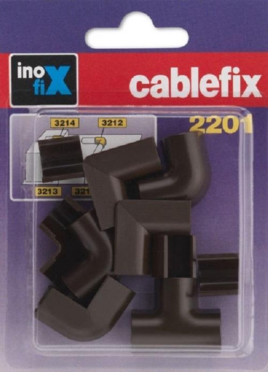 Inofix Cablefix 2201 Donker Bruin Verbindingen