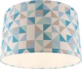 Olucia Diamonds - Kinderkamerkamer Kinderkamer plafondlamp - Blauw - E27