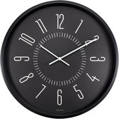 Horloge Murale Lumineuse - Zwart - 35 cm - Geen de bruit de coutil! - Lumineux - NeXtime