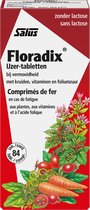 Salus Floradix IJzer-tabletten – Bij vermoeidheid – Voedingssupplement met ijzer – 84 tabletten