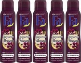 FA  Deospray glamorous moments 150 ml - Multipak 5 stuks