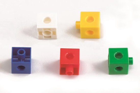 Thumbnail van een extra afbeelding van het spel Edx Education Linking Cubes 2 cm | XL set met 500 centicubes blokjes | Duurzaam Open Einde Speelgoed