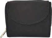 Nuba - Dames portemonnee - 100% Leer - Compact maar veel plek - Dames cadeau – Zwart