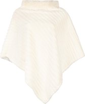 Dames bont poncho
