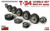 MiniArt T-34 Wheels Set 1943-44 Series + Tamiya lijm