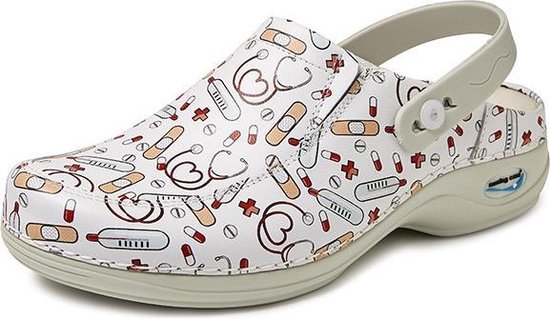 Clog Open Elastiek Ziekenhuis Wit | Speciaal voor de Zorg | Medische