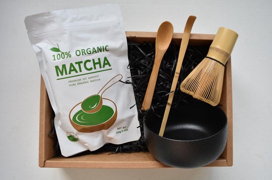 Kit Matcha de luxe, Accessoires pour cadeaux de thé