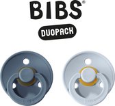 Bibs fopspeen - maat 2 6-18 maanden - 2 stuks - petrol - baby blue