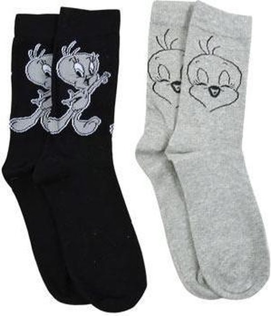 Lot de 2 paires de chaussettes Looney Tunes Tweety taille M | bol.com