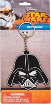 Darth Vader vinyl keychain on backercard