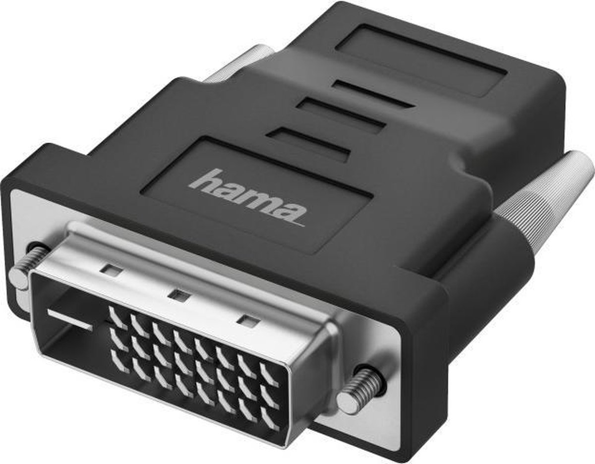 Hama Video-adapter, DVI-stekker - HDMI™-aansluiting, Ultra-HD 4K