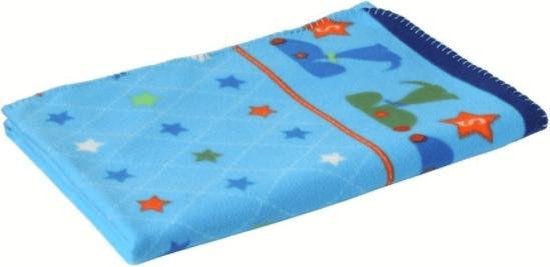 Lief! Fleece plaid 100X150 cm blauw