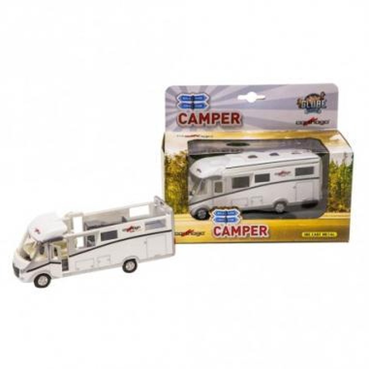 Kids Globe Die-cast Carthago Camper met Licht, 16cm — afbeelding 13