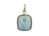 Zilveren hanger Larimar 925 zilver