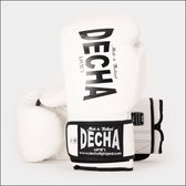 Decha Pro Performance - Leren (kick)bokshandschoen - Wit - 14 oz