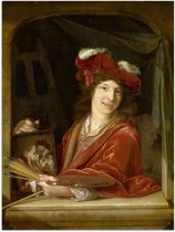 Poster – Oude meesters - Een jonge schilder, Adriaen van der Werff, 1670 - 1690 - 30x40cm Foto op Posterpapier