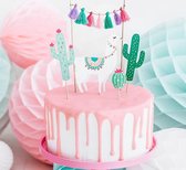 Partydeco - Caketoppers Llama party