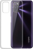 Oppo A52 Backcover hoesje Transparent Silicone Soft TPU case