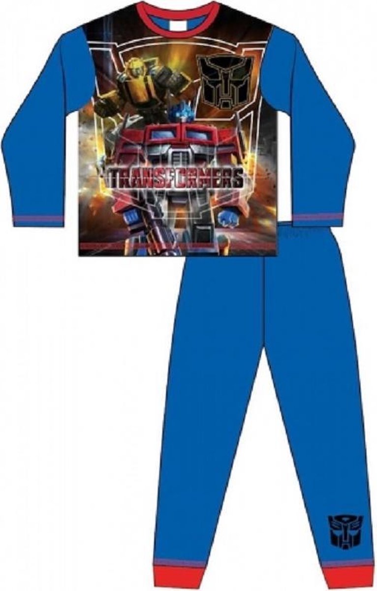 Transformers pyjama maat 128 - Transformer pyjamaset