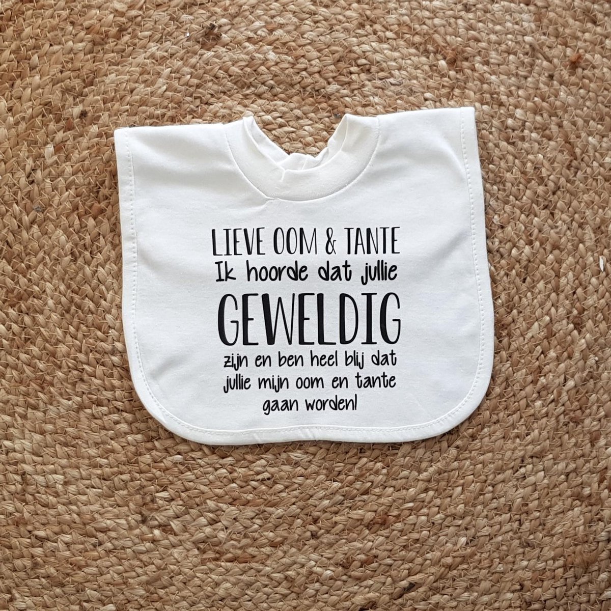 Goedkoopste Baby slabbetje cadeau tekst zwangerschap bekendmaking aankondiging voor de liefste aanstaande oom en tante | Geboorte Cadeau Ik hoorde dat je geweldig bent en ben heel blij dat jij mijn gaat worden zwangerschapsaankondiging bekendmaken broer zus
