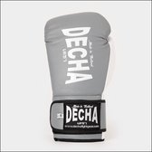 Decha Pro Performance - Leren (kick)bokshandschoen - Grijs/Wit - 18 oz
