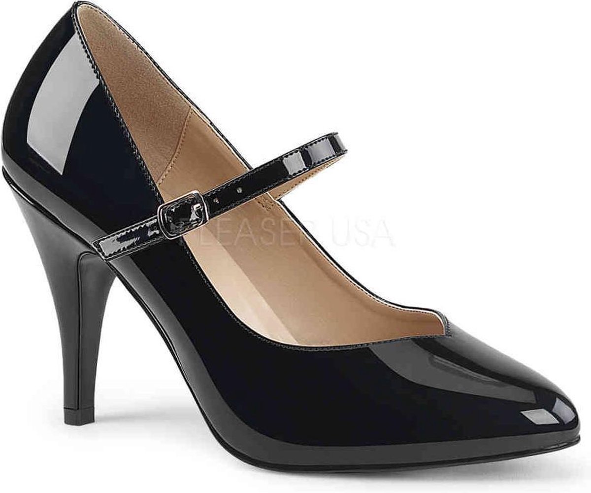 Pleaser Pink Label - DREAM428 Pumps - Paaldans schoenen - 41 Shoes - Zwart