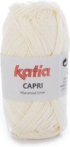 Katia Capri - kleur 51 Ecru - 50 gr. = 125 m. - 100% katoen