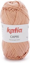 Katia Capri - kleur 148 Licht oranje - 50 gr. = 125 m. - 100% katoen