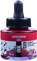 Amsterdam Acrylic Inkt Fles 30 ml Karmijn 318
