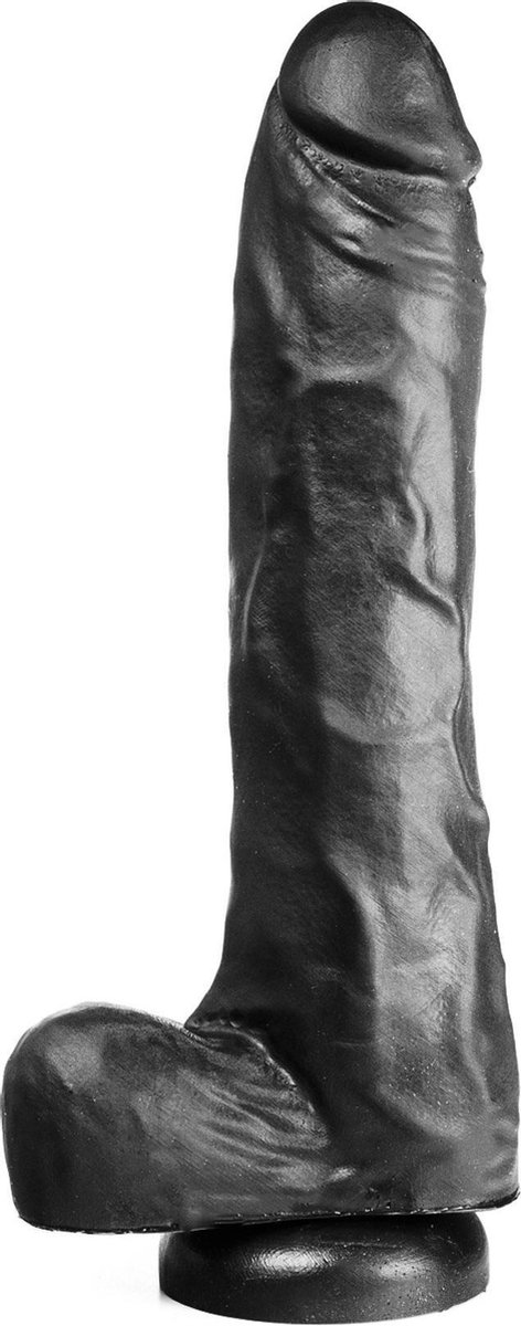 515 line - Dildo Met Zuignap - Lengte 19 - Diameter 4.9 cm - Zwart