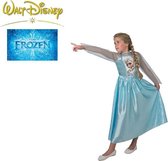 Elsa Frozen™ kostuum voor meiden - Kinderkostuums 9 - 10 jaar