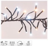 Clusterverlichting / Kerstverlichting / Kerstboomverlichting / Lichtsnoer - Wit & Warm Wit - 11 Meter