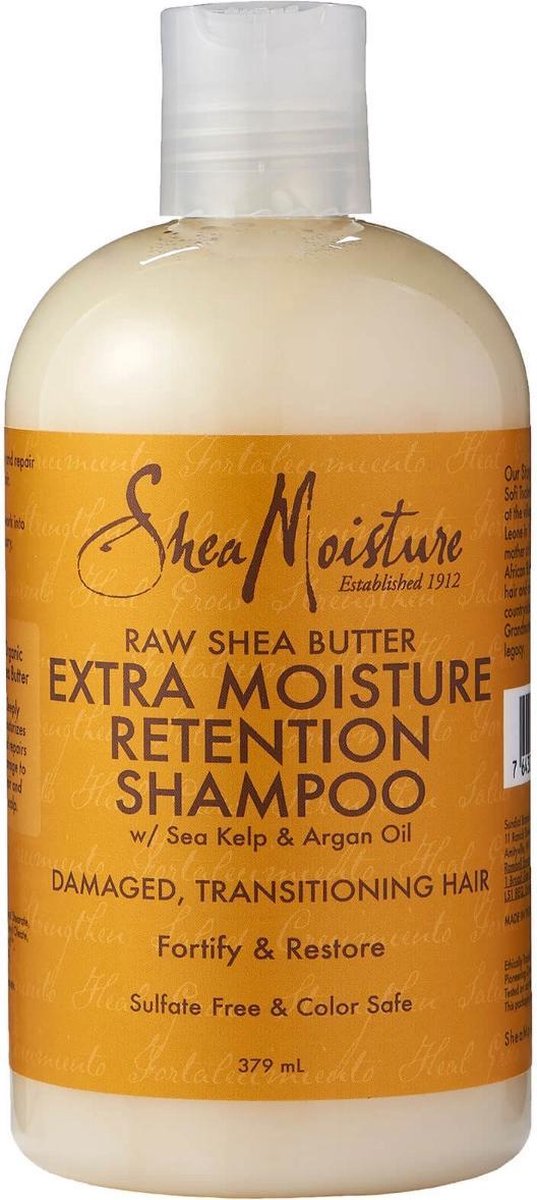 Respectvol onderwerp component Raw Shea Butter Moisture Retention Shampoo | bol.com