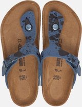 Birkenstock Gizeh Colorspray slippers blauw - Maat 33
