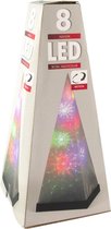 Pyramide 3D spinner multi LED 30 cm excl. batterijen