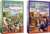 Afbeelding van het spelletje Spellenbundel - 2 stuks - Carcassonne Bruggen, Burchten en Bazaars & Graaf, Koning en Consorten