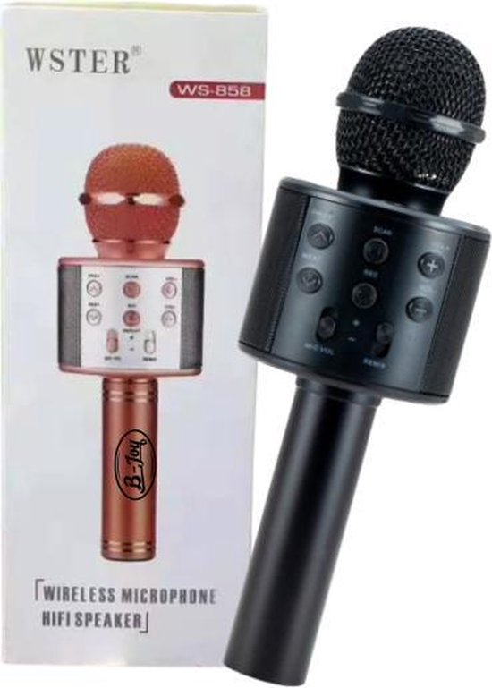 B-Joy Karaoke Microfoon Muziek Karaoke set voor Kinderen met Bluetooth  verbinding -... | bol.com