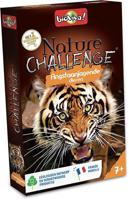 Thumbnail van een extra afbeelding van het spel Nature Challenge - Angstaanjagende dieren - Educatief Spel