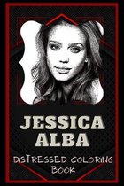 Jessica Alba Distressed Coloring Book