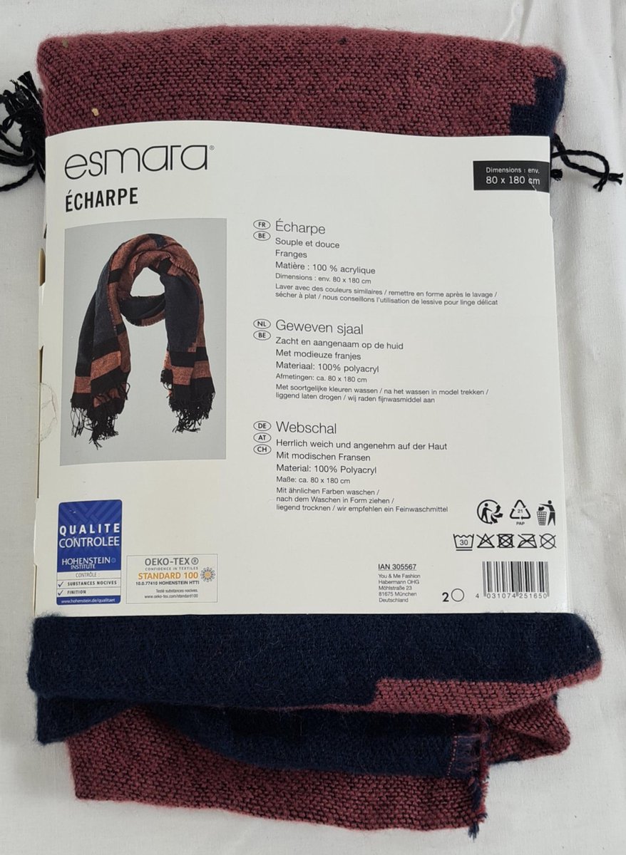 Esmara sjaal | bol.com