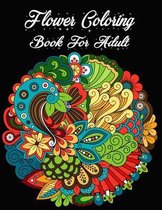 Flower Coloring Book For Adult